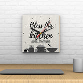 Bless This Kitchen Clock